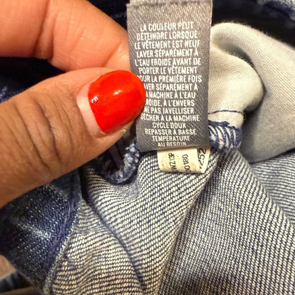 Aerie Blue Chambray Denim Cut Off Pull On Shorts Size XS - Picture 6 of 7